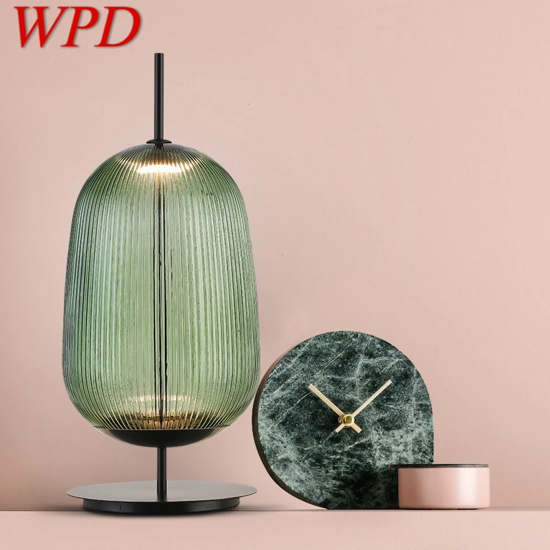 

WPD Contemporary GlassTable Lamp Nordic Fashionable Living Room Bedroom Personality Creative LED Decoration Desk Light