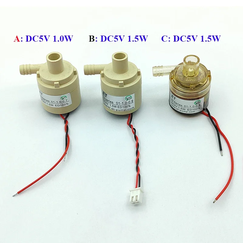 

ET 23 Series Mini Brushless DC 5V 6V Submersible Water Pump with Centrifugal Impeller for DIY Fountain Aquarium Circulating Pump