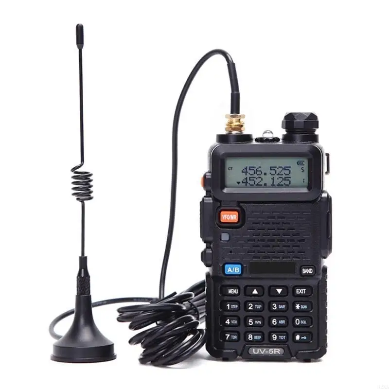 62ka Radio portátil Mini Car Antena VHF para Quansheng Baodao UV5R Walkie Talkie