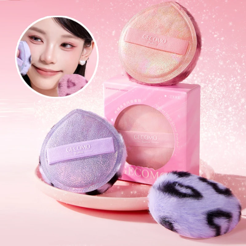 GECOMO feuilleté de poudre haute brillance avec des paillettes fines, illumine la clavicule du corps et la poudre de paillettes est délicate