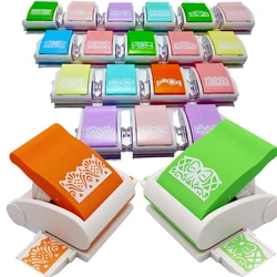 Fancy Foldable Border Punch, Continuous Edge Craft Puncher with Collapsible Wings, Lace Flower Design Embossing Punch DIY Art