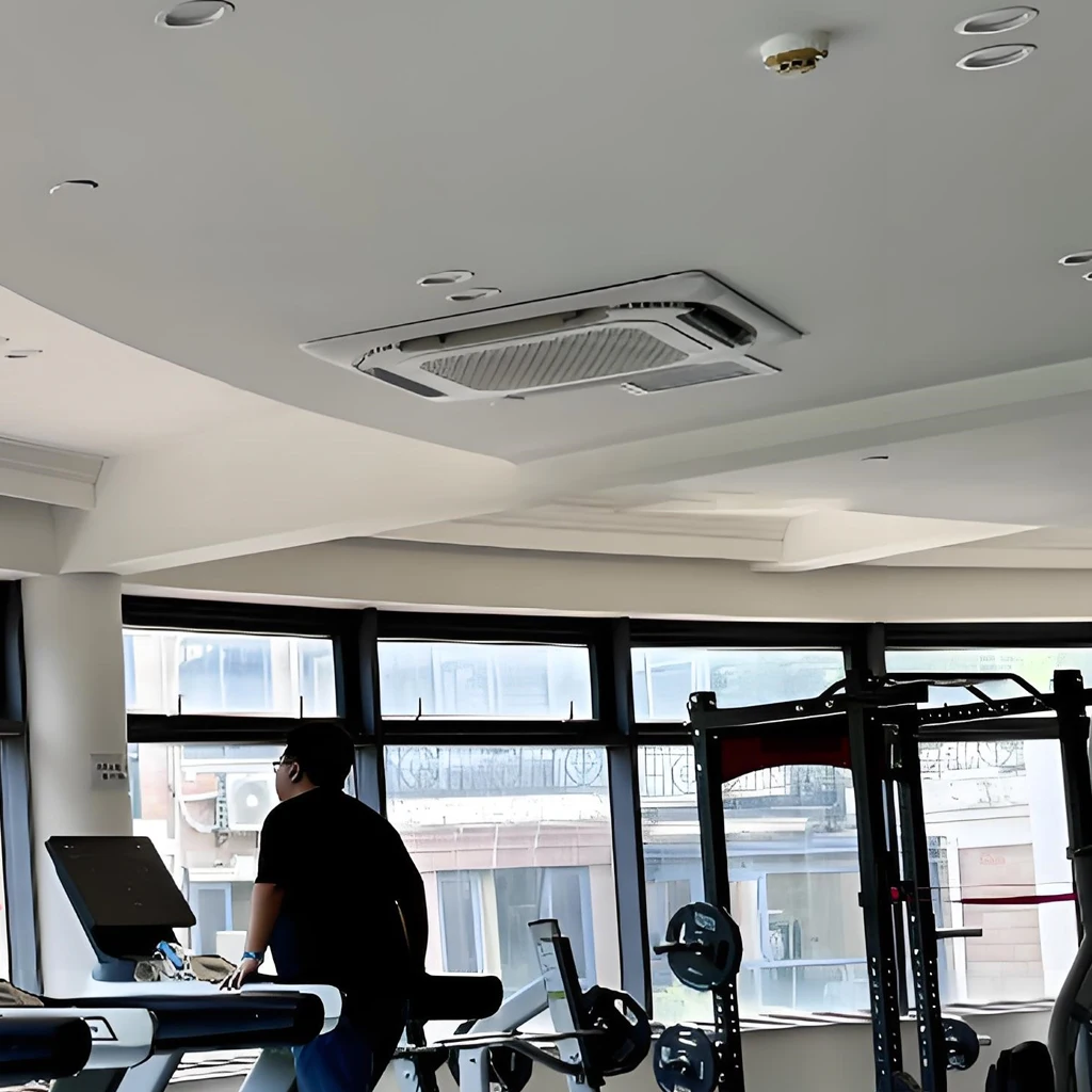 18000BTU 600CFM Ceiling Mounted 4-Way Cassette FCU HVAC Equipment Office Refrigeration & Heat Exchange 4-Way Cassette Equipment