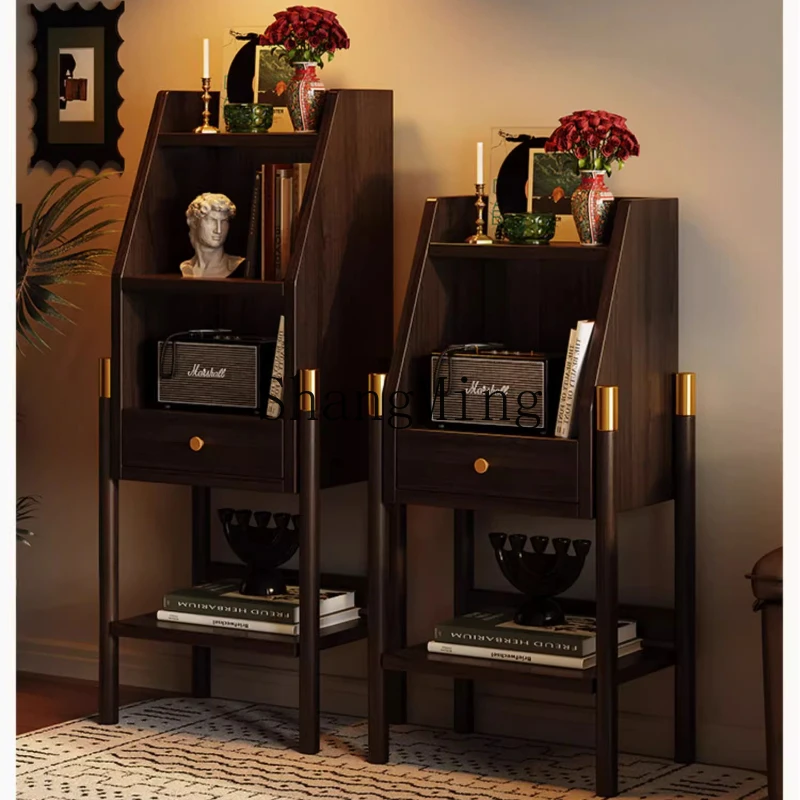 

SM floor-to-ceiling bookcase against the wall corner shelf storage layered simple bookshelf for home use