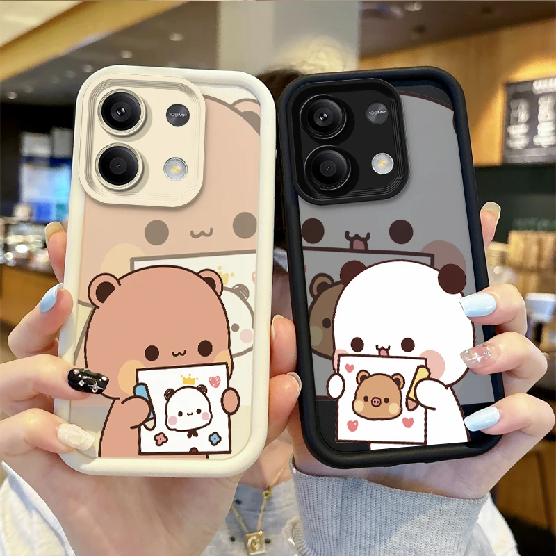 New BuBu DuDu Couple Phone Case For Redmi Note 13 12 Pro Plus Note 13 12 11 10 9 Pro 14C 12C 10C 9C A3 A2 A1 TPU Dustproof Cover