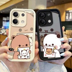 New BuBu DuDu Couple Phone Case For Redmi Note 13 12 Pro Plus Note 13 12 11 10 9 Pro 14C 12C 10C 9C A3 A2 A1 TPU Dustproof Cover