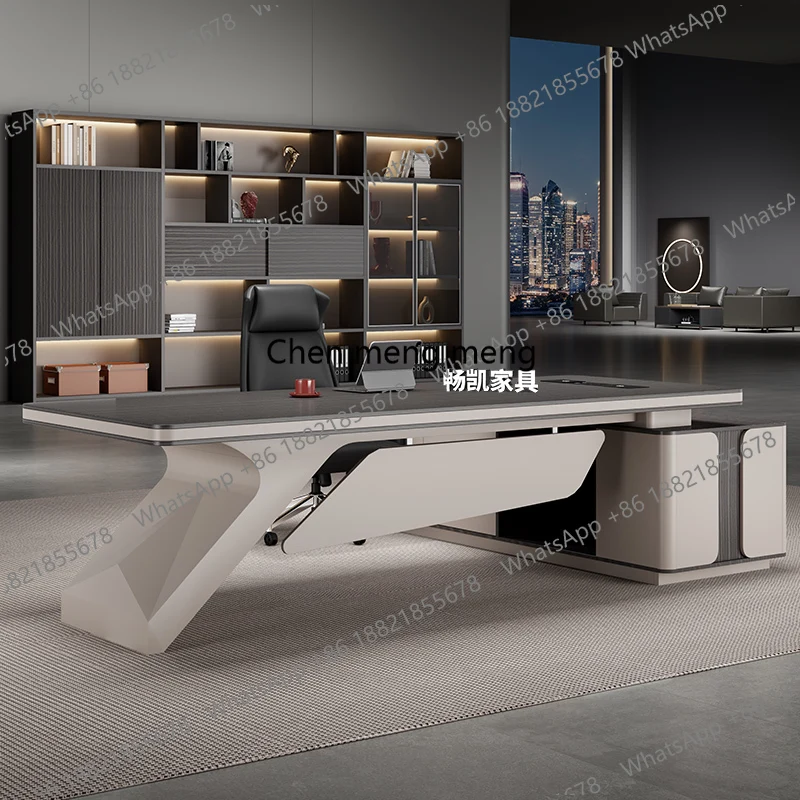Modern Creativity Office Desk Organizer Reception Work Secretary Computer Desks Minimalist Conference