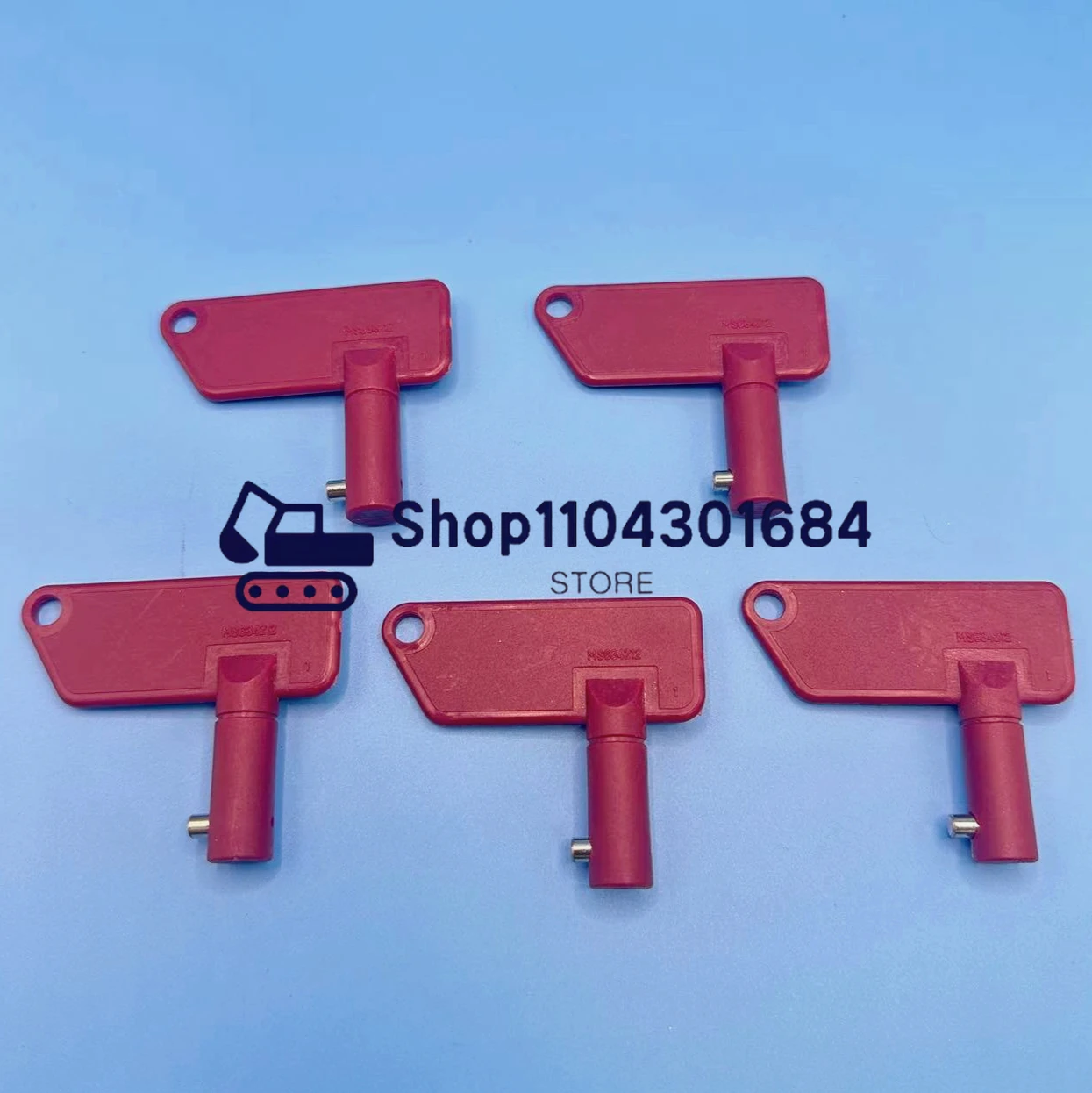 

0pcs Key for Terex Battery and Master Disconnect Key Part MS634212 for Volvo