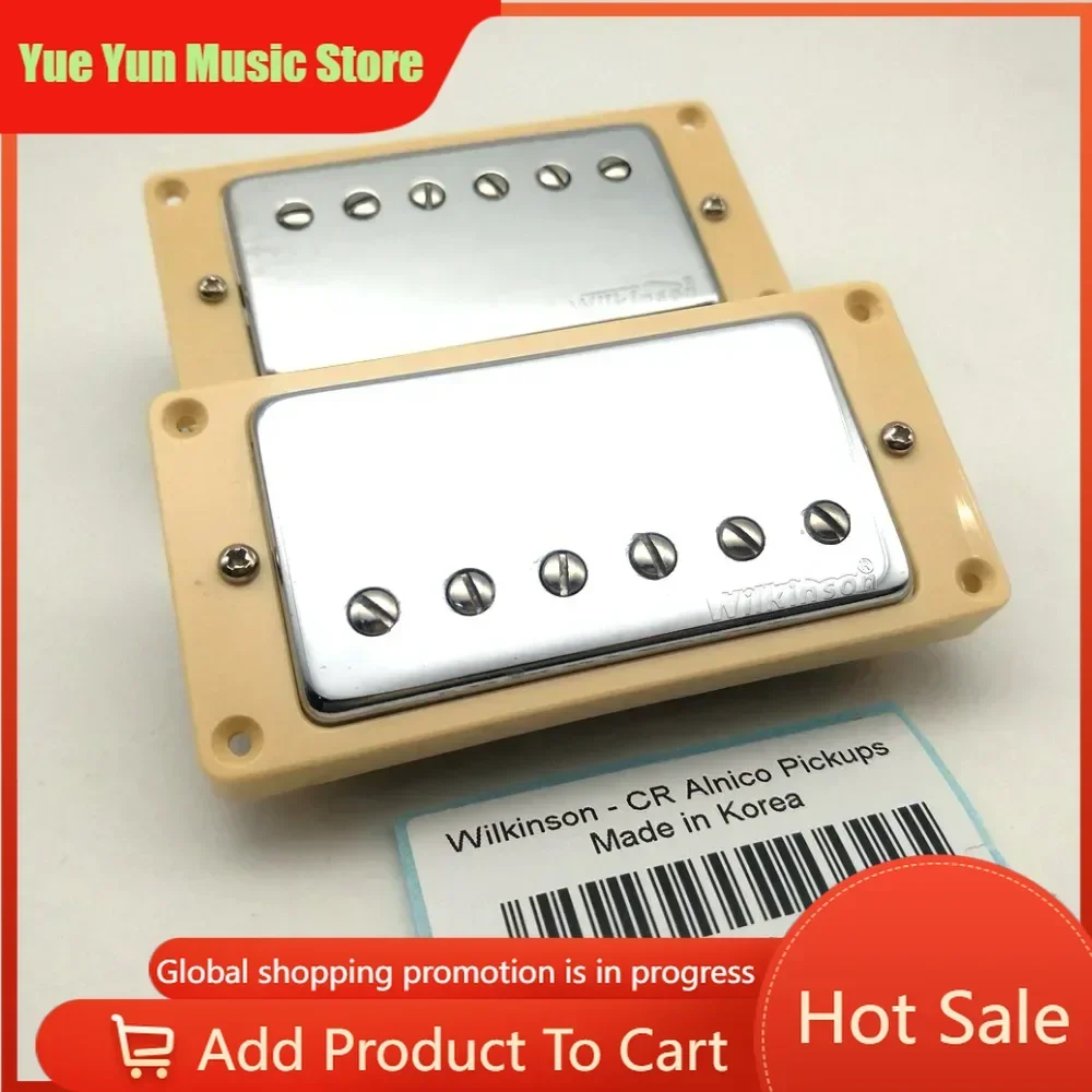 Yue Yun Music Store--Discount Hot Sale--Wilkinson WVC AlNiCo V Humbucker Pickups 4C Nickel Silver Made in Korea