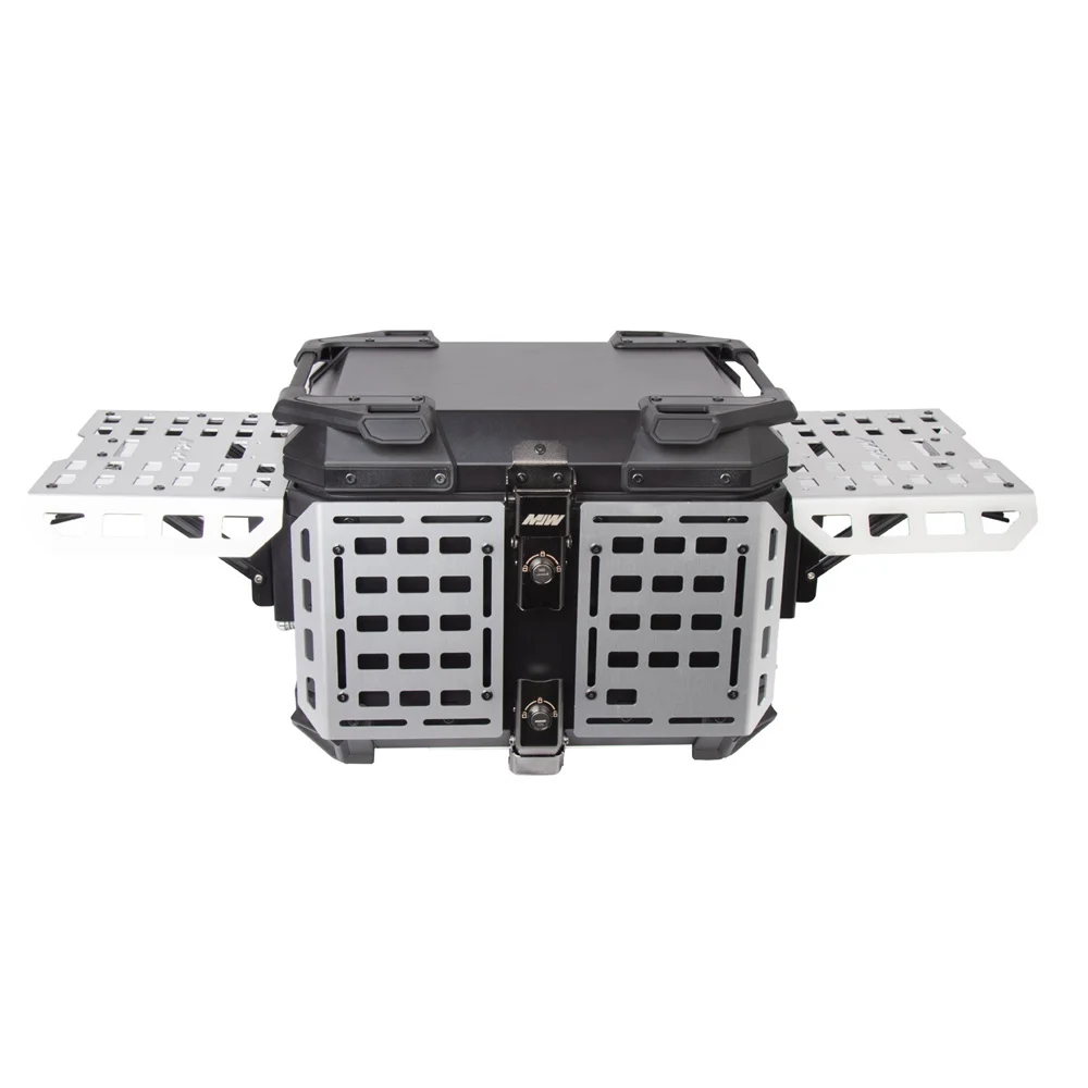 High Quality 45L 55L Quick Release Universal Aluminum Motorcycle Luggage Tail