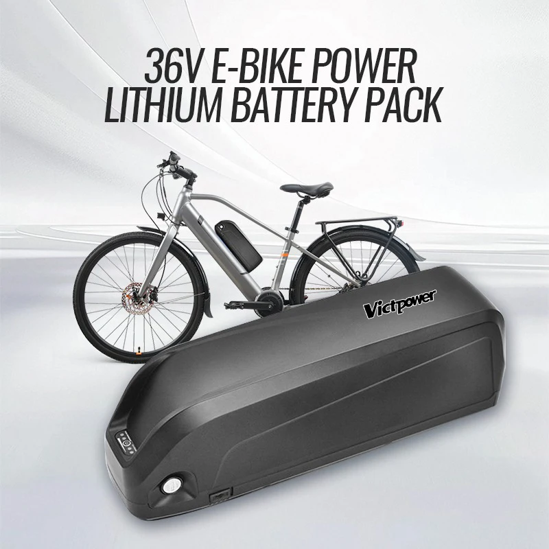VICTPOWER 36V 10Ah to 30Ah For Hailong G80 Ebike Battery Waterproof 18650 Lithium Ion Down Tube Rechargeable for 500W 750W 1000W