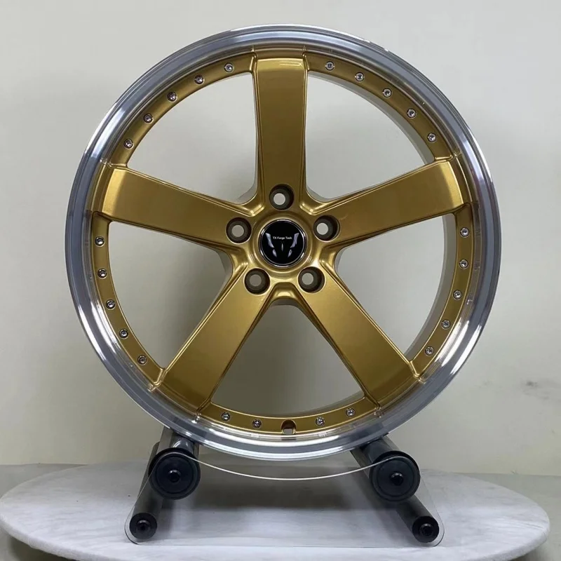 Customized Lightweight Aluminum Alloy 6061-T6 High Strength Rims 18 19 20 21 22 Inch Polished Brushed Black Forged Wheels