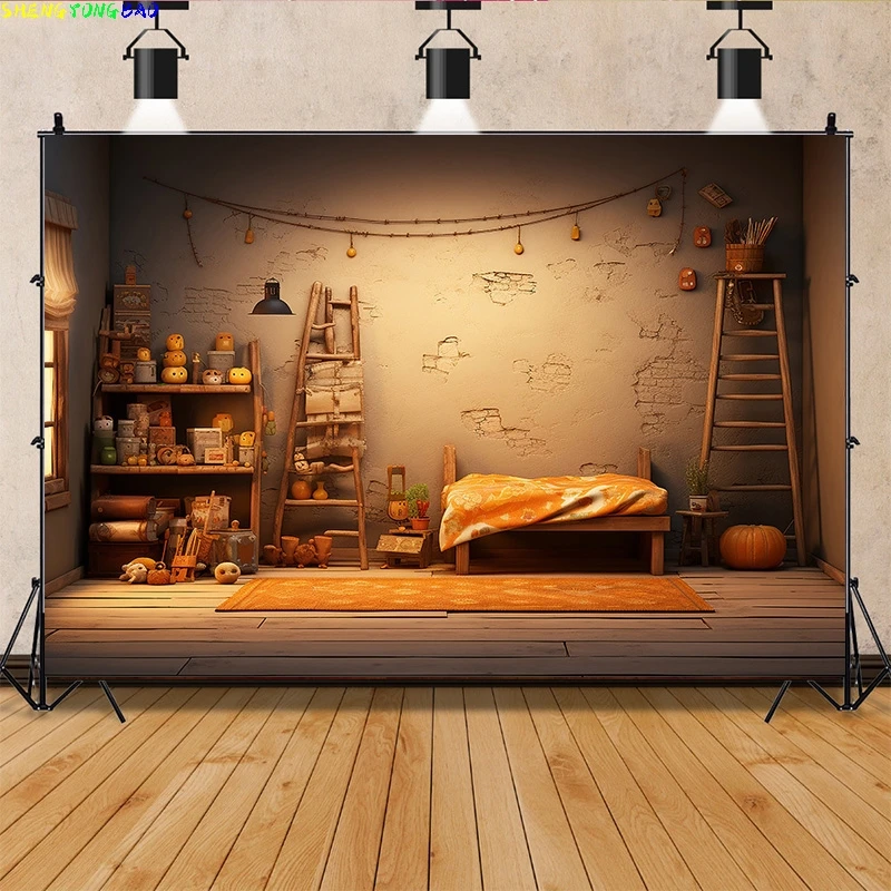 

Vinyl Custom Halloween Day Gloomy Theme Photography Backdrops Illustration Christmas Easter Photo Studio Background TY-01