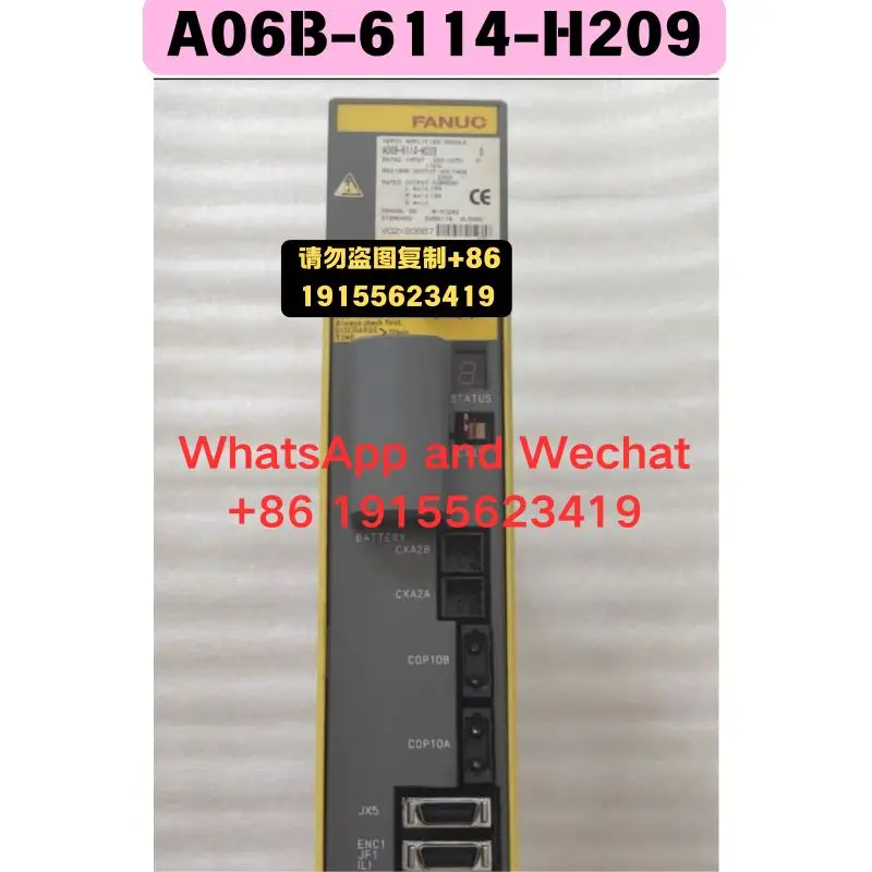 Used OEM disassembled parts A06B-6114-H209 Driver Functional test OK Quick delivery