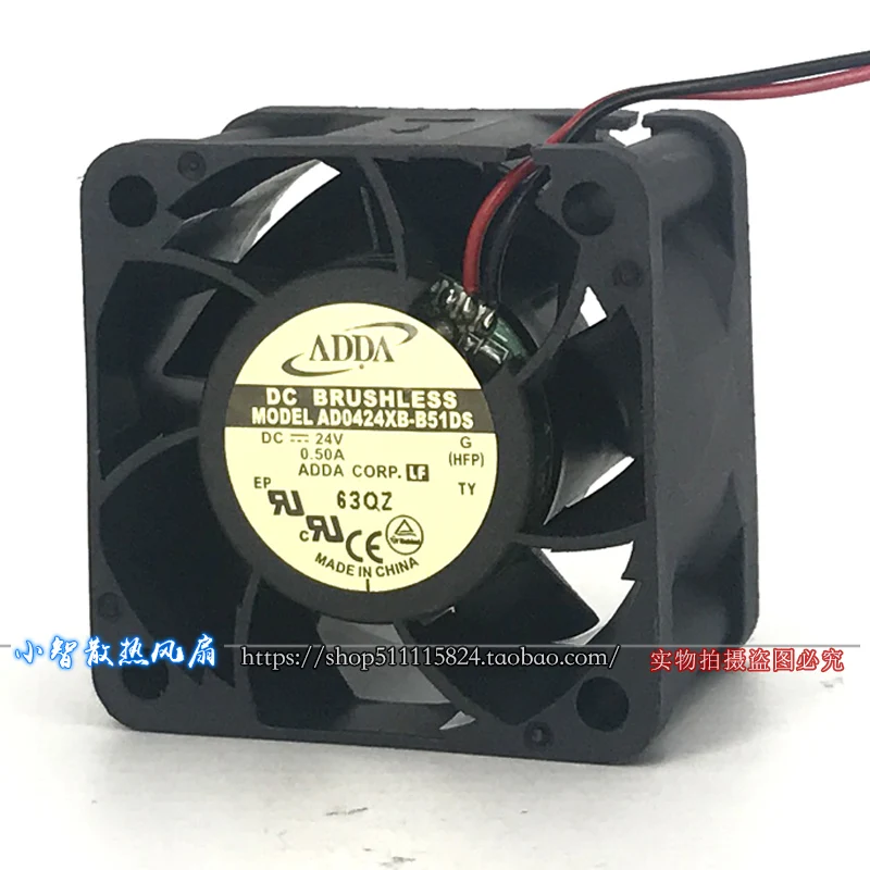 ORIGINAL AD0424XB-B51DS 24V 0.5A 4028 40*40*28mm NEW COOLING FAN RADIATOR