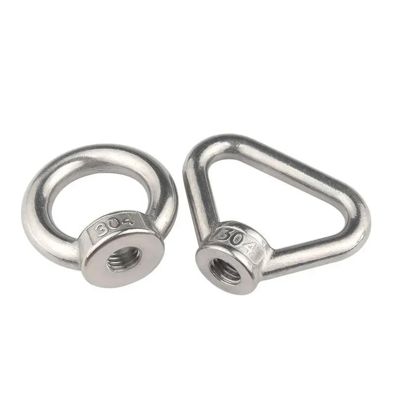 1pcs Ring/triangle Lifting Eye Nut 304stainless Steel M3 M4 M5 M6 M8 M10 M12 M14 M16 M18 M20 M24 Lifting Eye Nut Ring Nut Thread