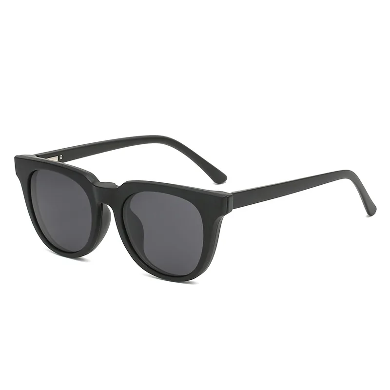 VCKA-Myopia Sunglasses for Men, Magnet Clip óculos polarizados, prescrição personalizada, óculos de leitura,-0,5 a-6,0, novo, 6 em 1, 2024