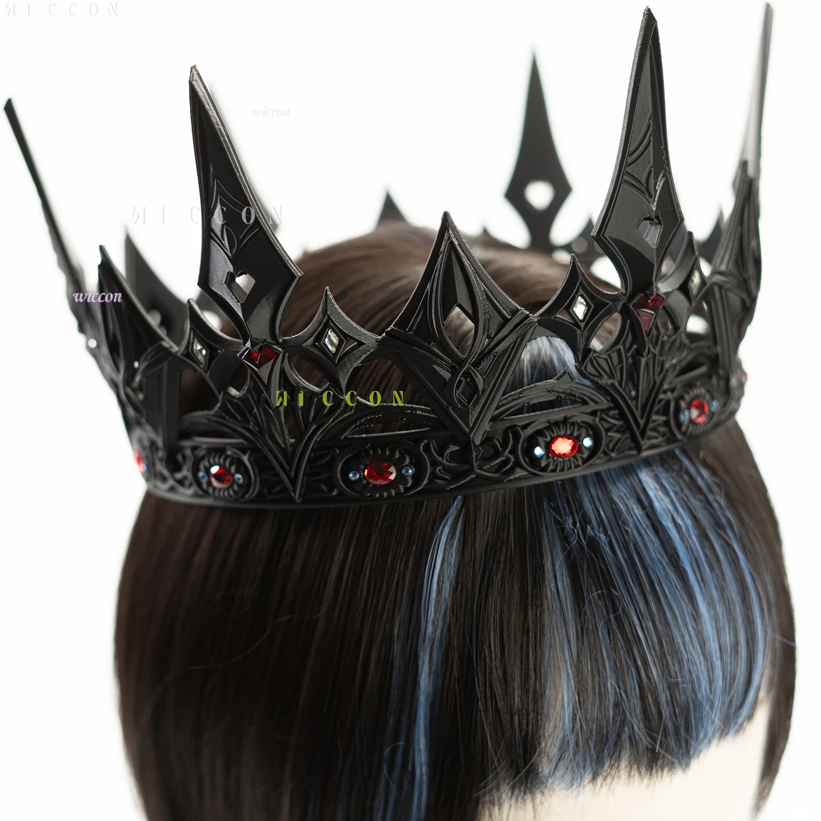 الحب والمساحة العميقة Xavier ملك الظلام Moonfall Lightbringer زوجين تاج تأثيري الدعامة تيارا هالوين يؤرخ فستان #5