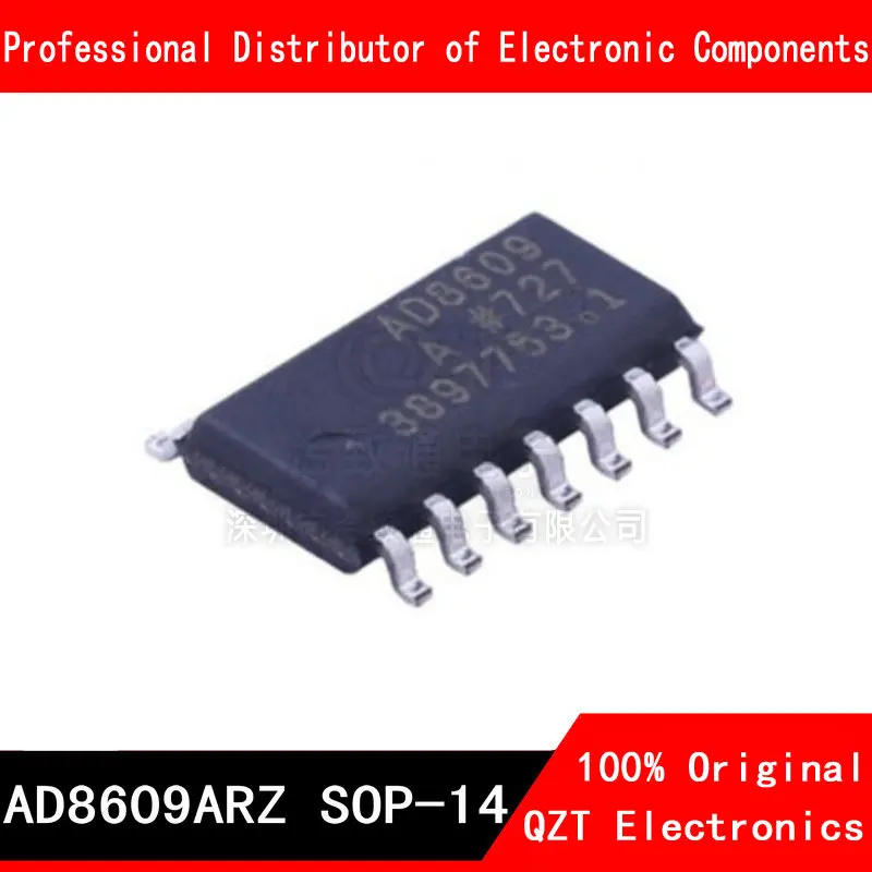 AD8609ARZ SOP-14 AD8609A AD8609AR SOP-14, original, no estoque, 10 PCes pelo lote, novo