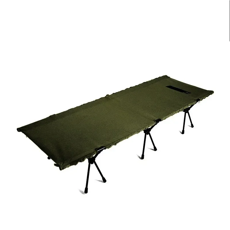 

Outdoor Portable Folding Bed Aluminum Alloy Portable Ultralight Tactical Style Single Bed Camping Sleeping Gear