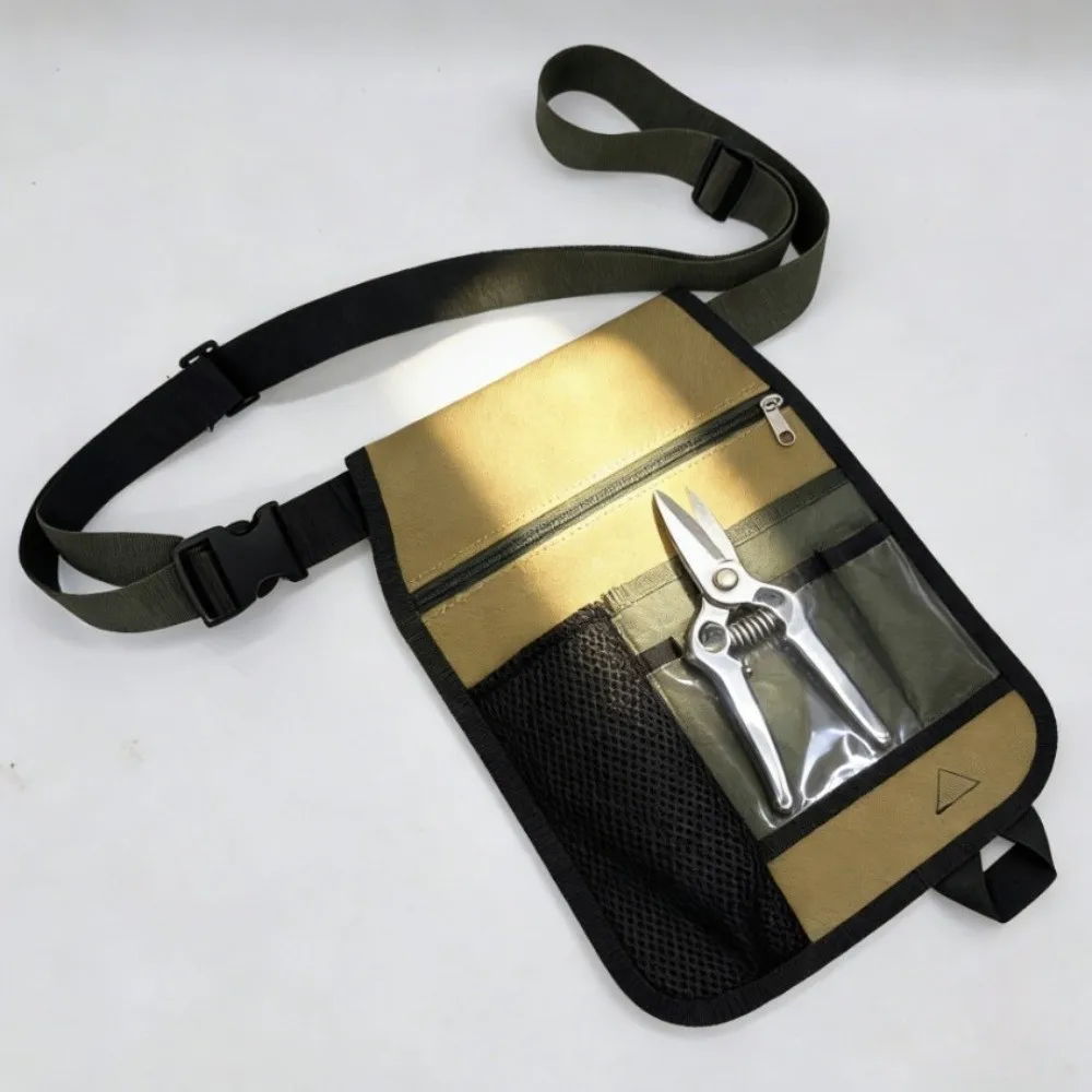 Multi-Pocket Gardening Tool Fanny Pack Portable Net Bag Design Convenient Storage Bag Durable Adjustable