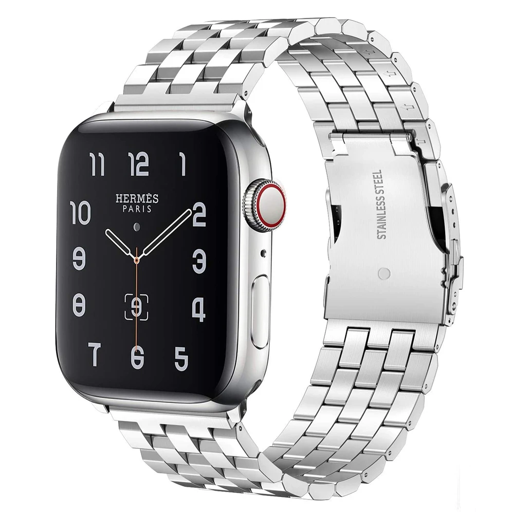 Bracelet for Apple Watch 6 SE 7 8 9 ultra 2 Bands 44mm 42mm 40mm 41mm 45mm 49mm Stainless Steel Band for iWatch 5/4/3/2/1 Strap