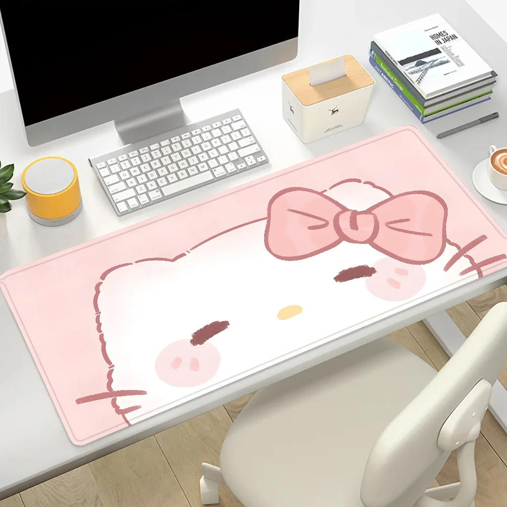 S-Sanrio Cute Hello K-Kitty Mousepad Mousepad New Arrivals Large Gaming Mousepad L XL XXL Gamer Mouse Pad Size For Keyboards Mat