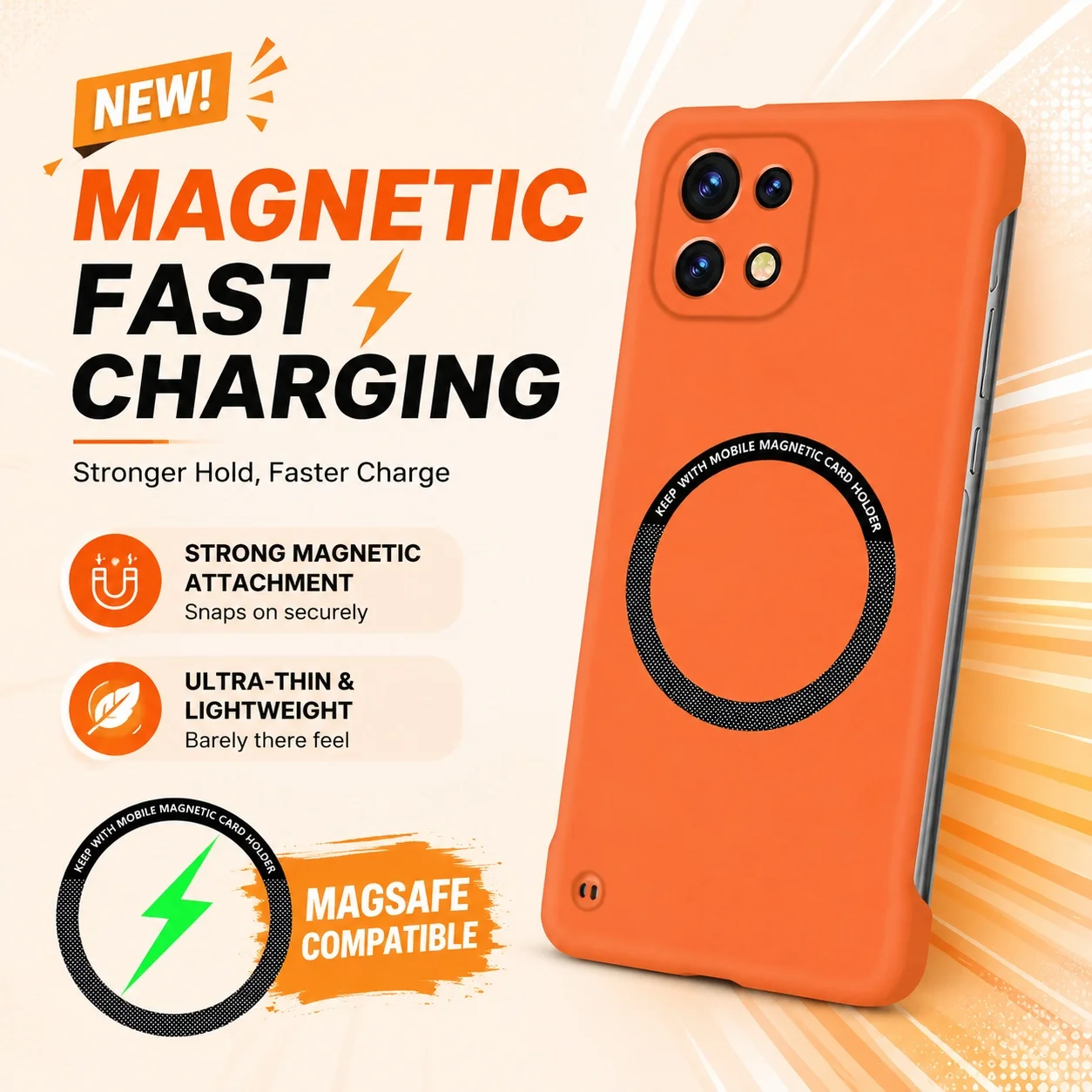 Lightweight Thin Phone Case for Xiaomi Mi 11 11X Pro Ultra Mi11 11Pro 11Ultra 5G Magnetic Borderless Shockproof Tough Back Cover