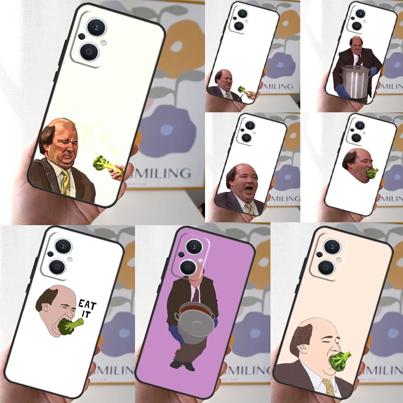 Kevin Broccoli The Office For OPPO Find X5 Lite X6 Pro X2 X3 Neo OPPO Reno 11F 10 11 Pro 4Z 5Z 8T 4 5 6 8 7 Lite Case