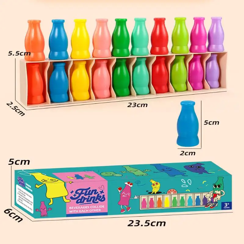 Color Match Toys For Early Childhood Guessing Memory Training Interactive Board Game Puzzle Christmas Halloween Party Toy Gifts