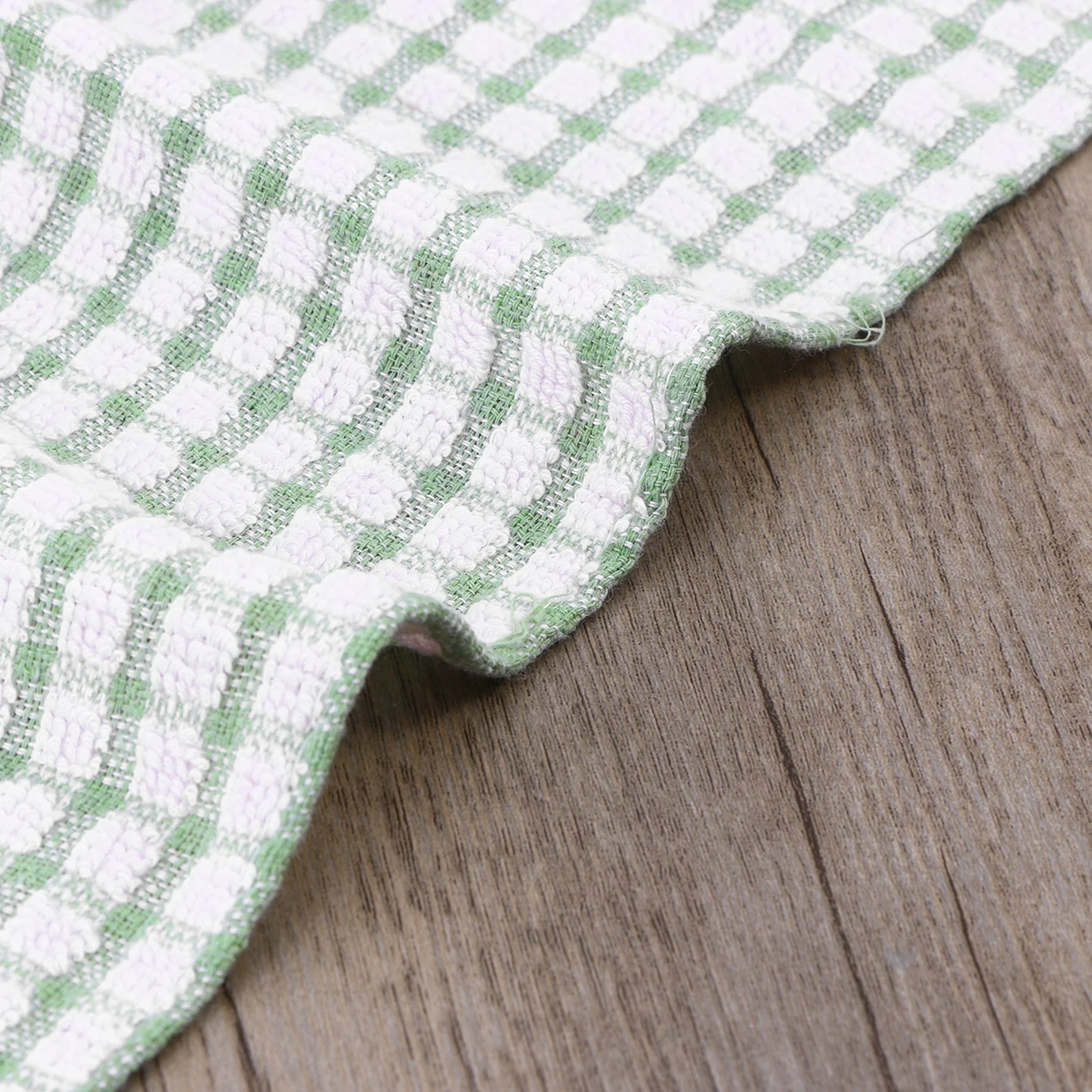 

Cotton Dish Cloth 37X27Cm Kitchen Tea Towel Green Absorbent Quick Dry For Glass Plates Grease Dirt Mother'S Day Gift