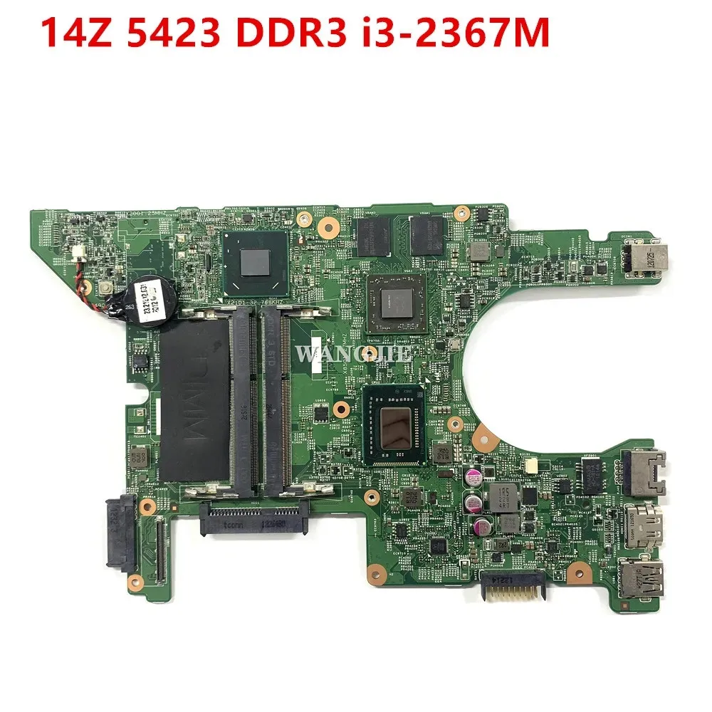 

DMB40 11289-1 For Dell Inspiron 14Z 5423 Laptop Motherboard CN-0KFT53 0KFT53 KFT53 DDR3 SR0CV i3-2367M NoteBook