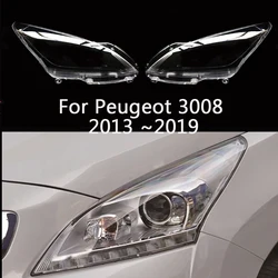 Reflektor samochodowy obiektyw dla Peugeot 3008 2013 2014 2015 2016 2017 2018 2019 wymiana samochodu obudowa