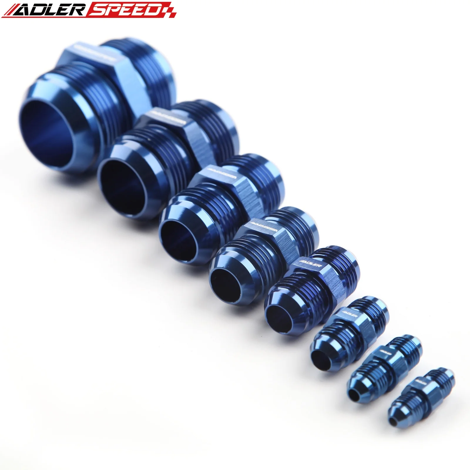 

ADLERSPEED Straight Male Union Adapter AN3 AN4 AN6 AN8 AN10 AN12 AN16 AN20 Fuel Oil Fitting
