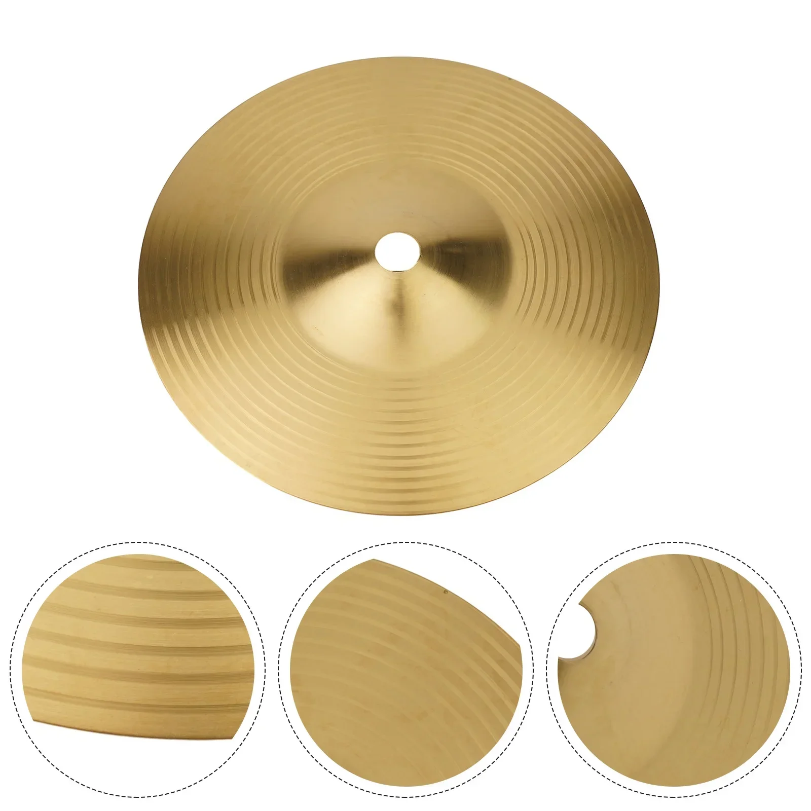 1pc Jazz Drum 6 8 10 12 14 16 Inch Drum Brass Cymbals Percussion Splash Crash Hi-Hat Cymbal Percussion Accessories