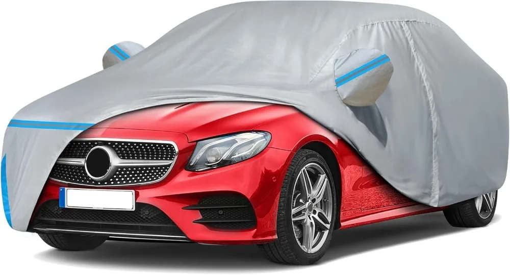 

Waterproof All-Weather Car Cover for Mercedes E-Class Sedan 2006-2025 with Zipper & Lining