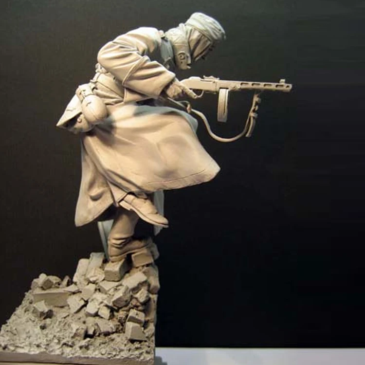 1/16 Resin Soldier Model Military War White Model