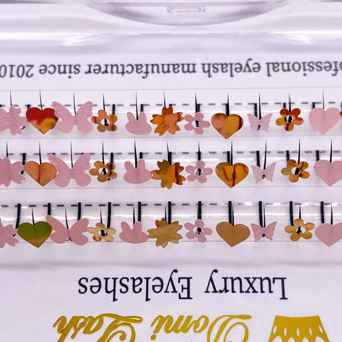 ثلاثية الأبعاد شجرة عيد الميلاد الرموش الصناعية هالوين مزيج اللون بريق الرموش الفردية المنك لينة الطبيعية لامعة الديكور ماكياج لاش