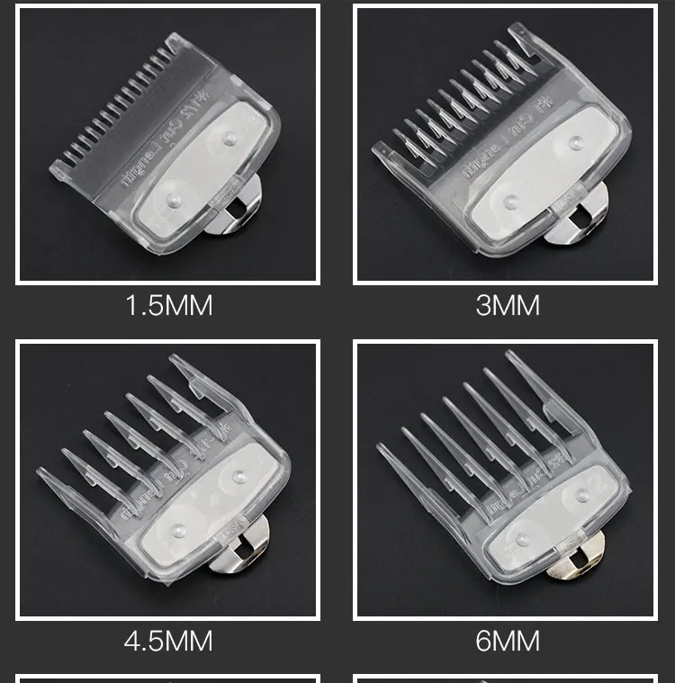 8 Stück/Set Pro Barber Guide Kämme für Wahl Haarschneidemaschine, Haarschnittkamm mit Blisterverpackung, Salon-Haarschneidewerkzeuge – Detail 19