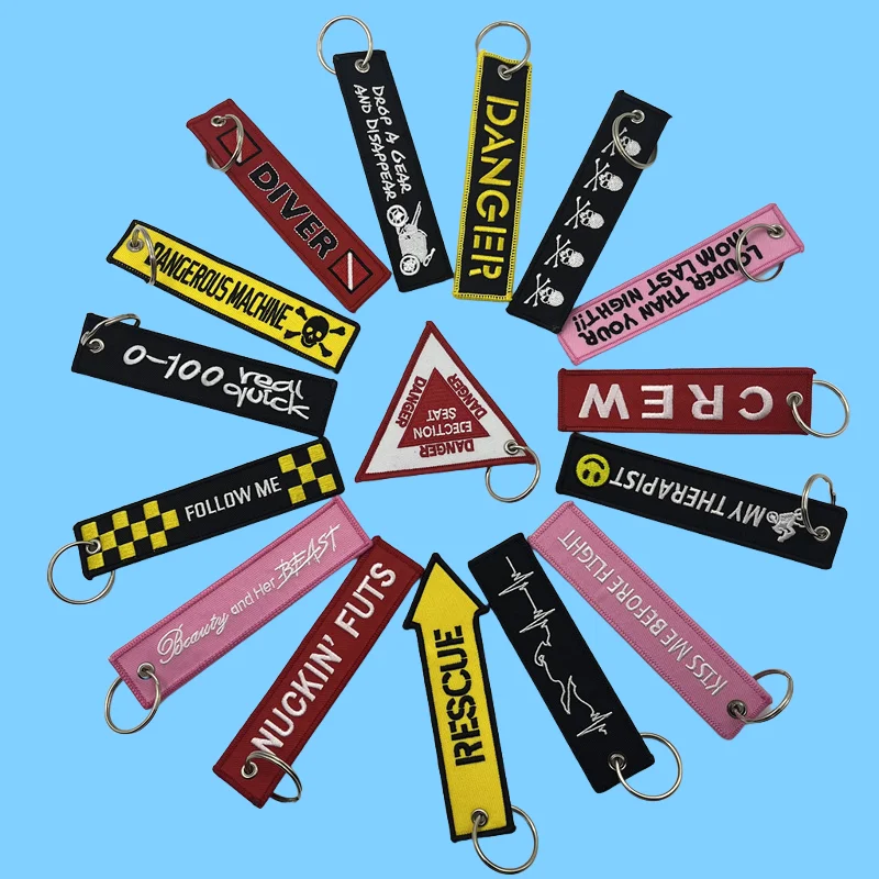 Цветная ткань, вышитая авиация, быстрая езда, тканевый брелок для мотоцикла, вышивка, удаление перед полетом, брелок для ключей, автомобильный брелок Цветная ткань, вышитая авиация, быстрая езда, тканевый брелок для мотоцикла, вышивка, удаление перед полетом, брелок для ключей, автомобильный брелок