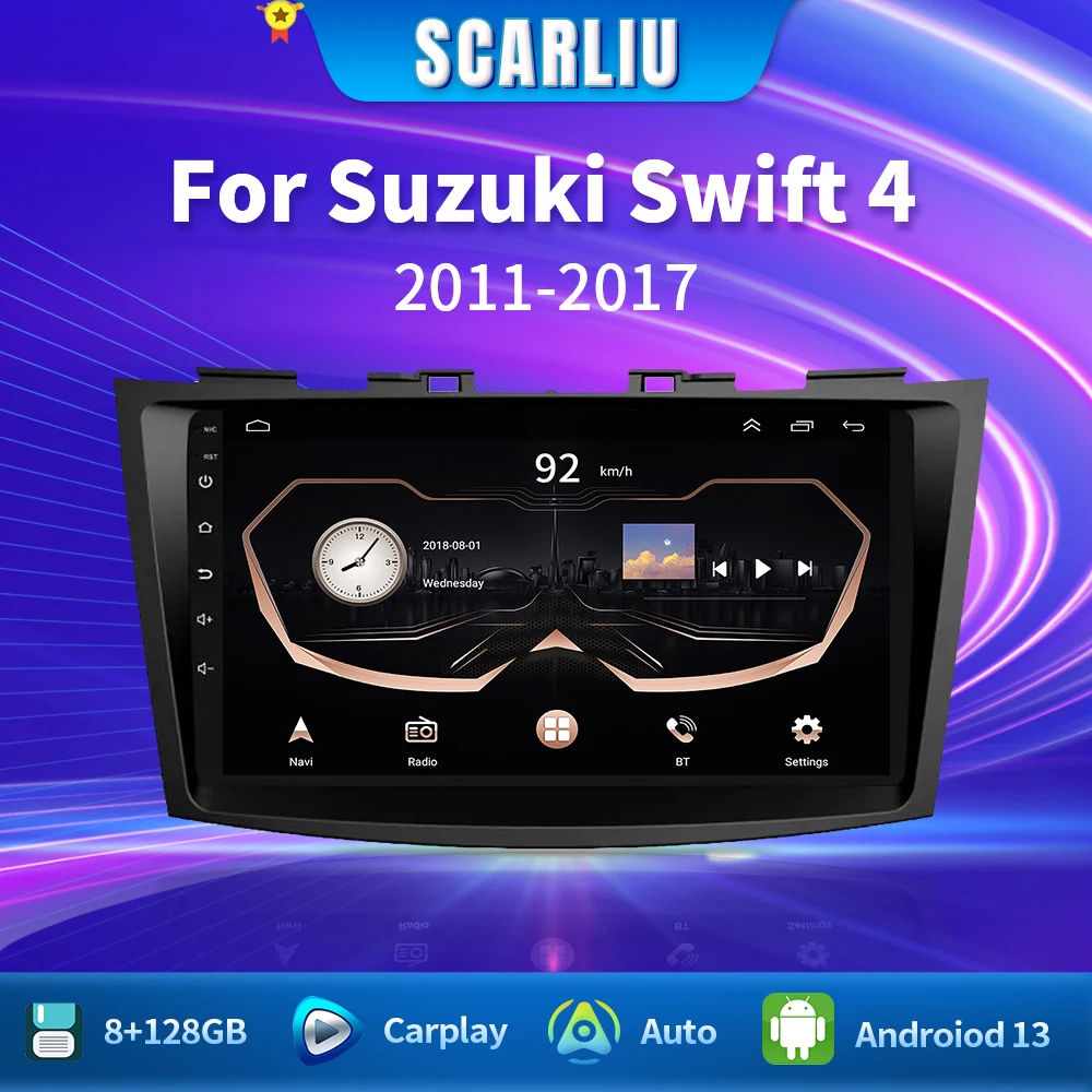 

for Suzuki Swift 4 2011-2017 Car Multimedia 4G GPS 2din autoradio Wireless CarPlay Android Auto Radio