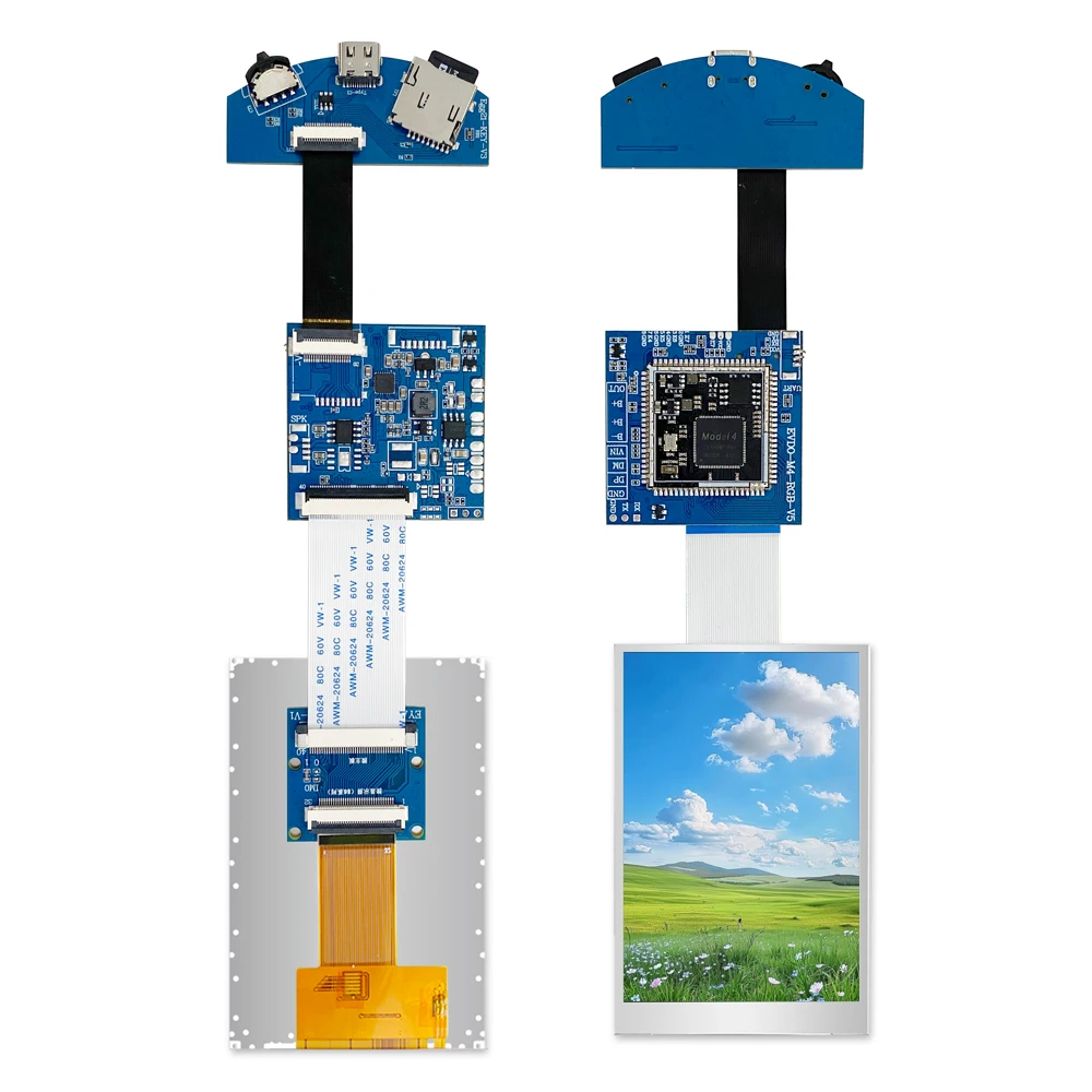 2.4 2.8 3.2 3.5 4 Inch TFT LCD Display Module IPS Colour Screen Video Player Driver Board with Memory Card Slot