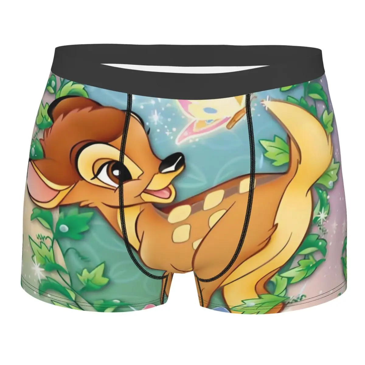 

Customized Bambi Boxer Shorts For Men 3D Print Kawaii Cartoon Anime Underwear Panties Briefs Stretch Underpants