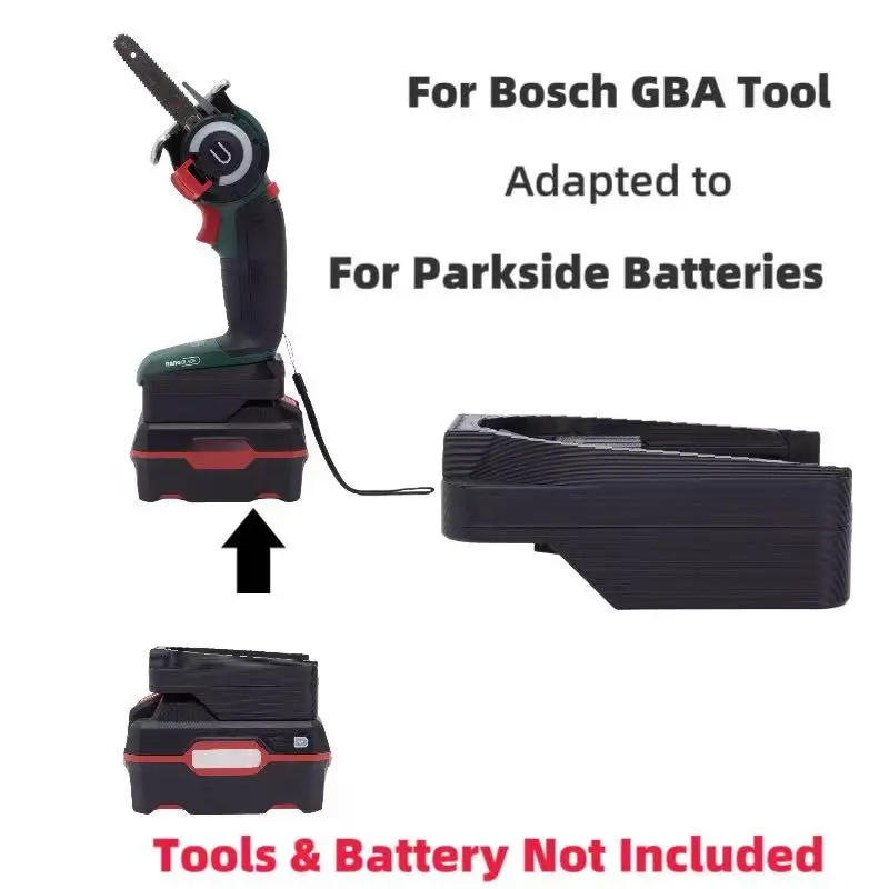 Adapter for LIDL Parkside X20 TEAM X20V System Battery Conversion to Bosch GBA 18V Battery Tool (Without Battery & Tool)