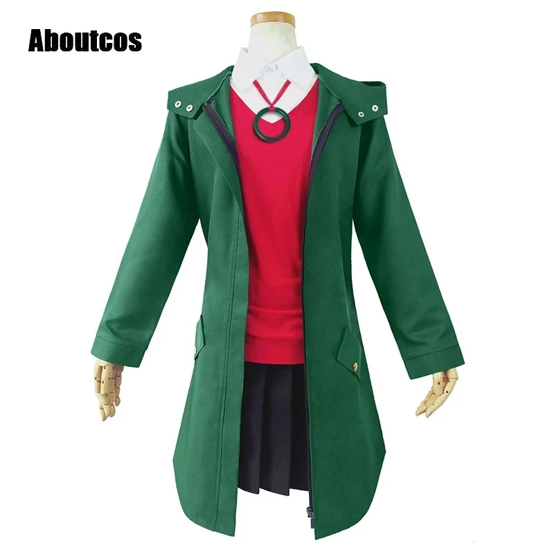 Aboutcos Anime The Ancient Magus Bride Chise Hatori Cosplay Costume Shirt Coat Vest Skirt Necklace Kawaii Beautiful Halloween