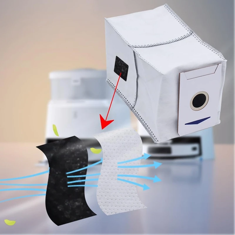 Accessories for T30 Pro Omni / T30 Omni Robot Vacuum Cleaner, Main Brush, Dust Bags,Cloths, Filters-DTB1 view 2