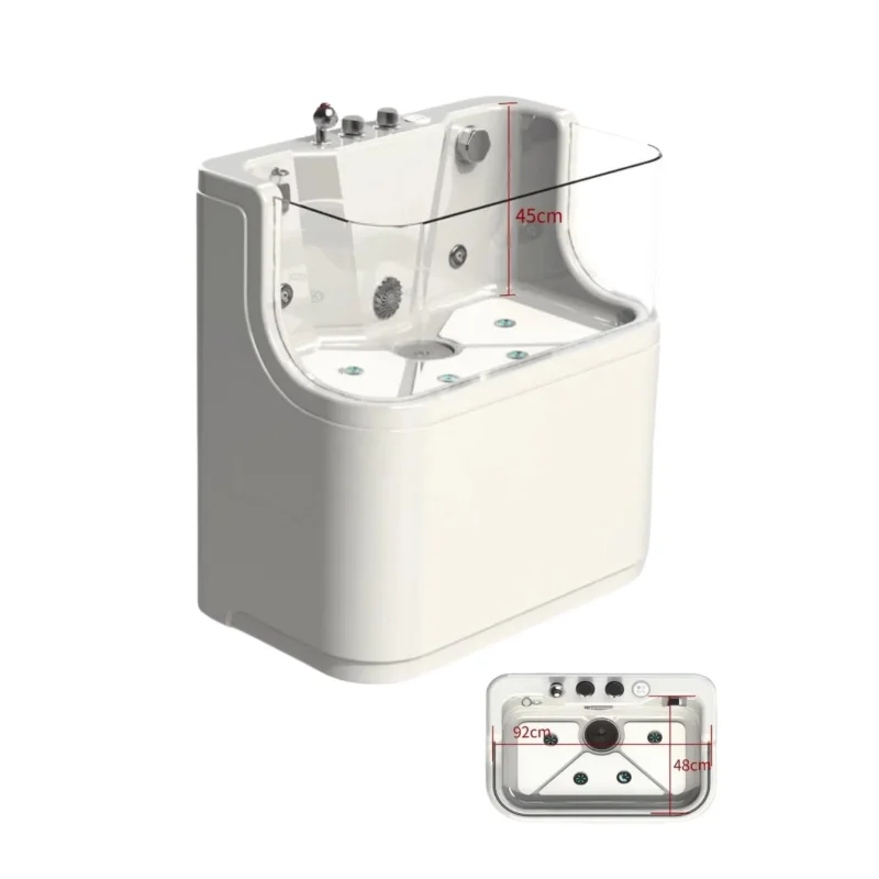 

Прямая продажа с фабрики, спа-ванна для домашних животных, акриловый серфинг для собак, джакузи с озоном и красочной подсветкой, уход за домашними животными