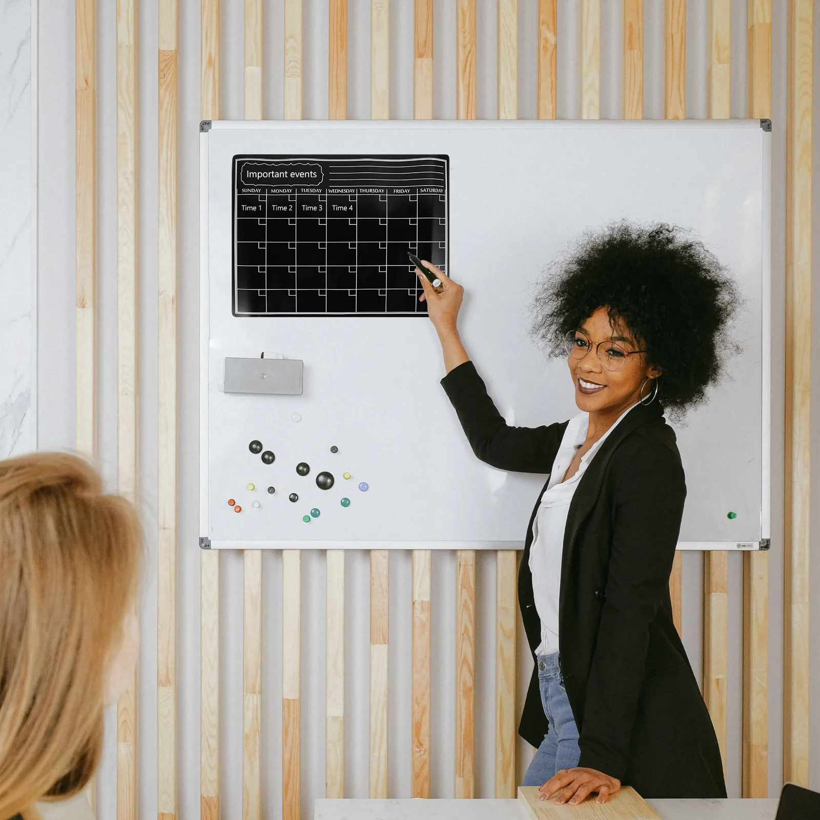 Magnetic Refrigerator Whiteboard Erasable Kitchen Writing Board Reusable Schedule Planning Message Board Smooth Surface for Home