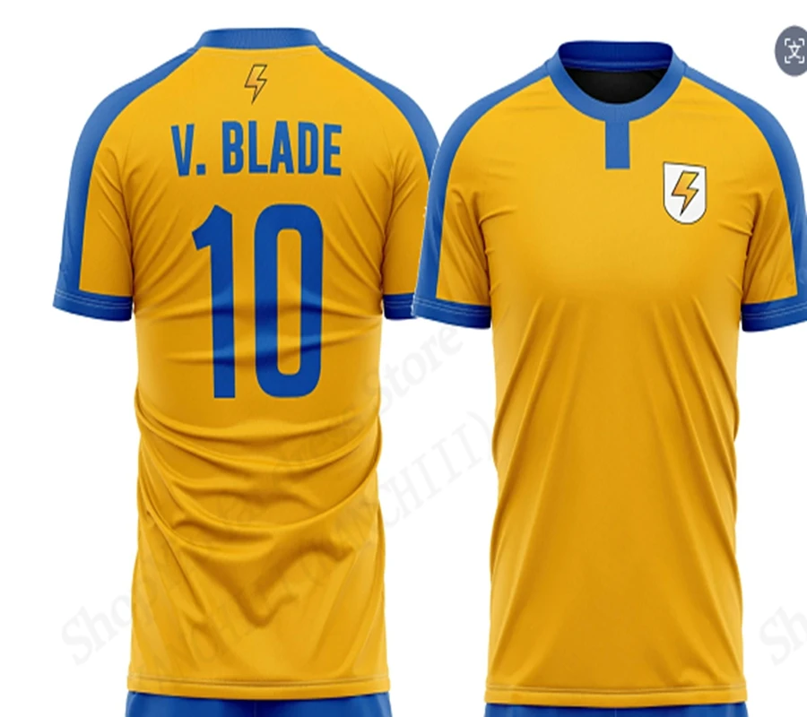 كايو جيرسي أنيمي Inazuma أحد عشر رايمون لكرة القدم ثلاثية الأبعاد تي شيرت مطبوع الرجال موضة تي شيرتات قصيرة الاكمام الأطفال بلايز تي شيرت رياضي