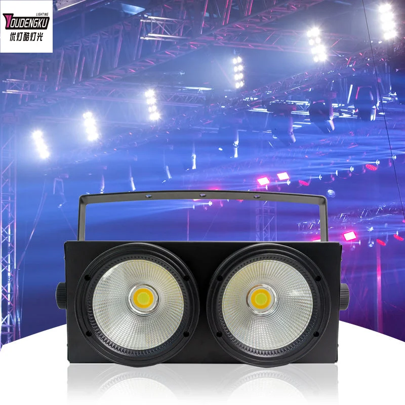 

6 pieces Stage Performance RGBW Cob led blinder light 2 eyes Blinder Dj Disco Lights