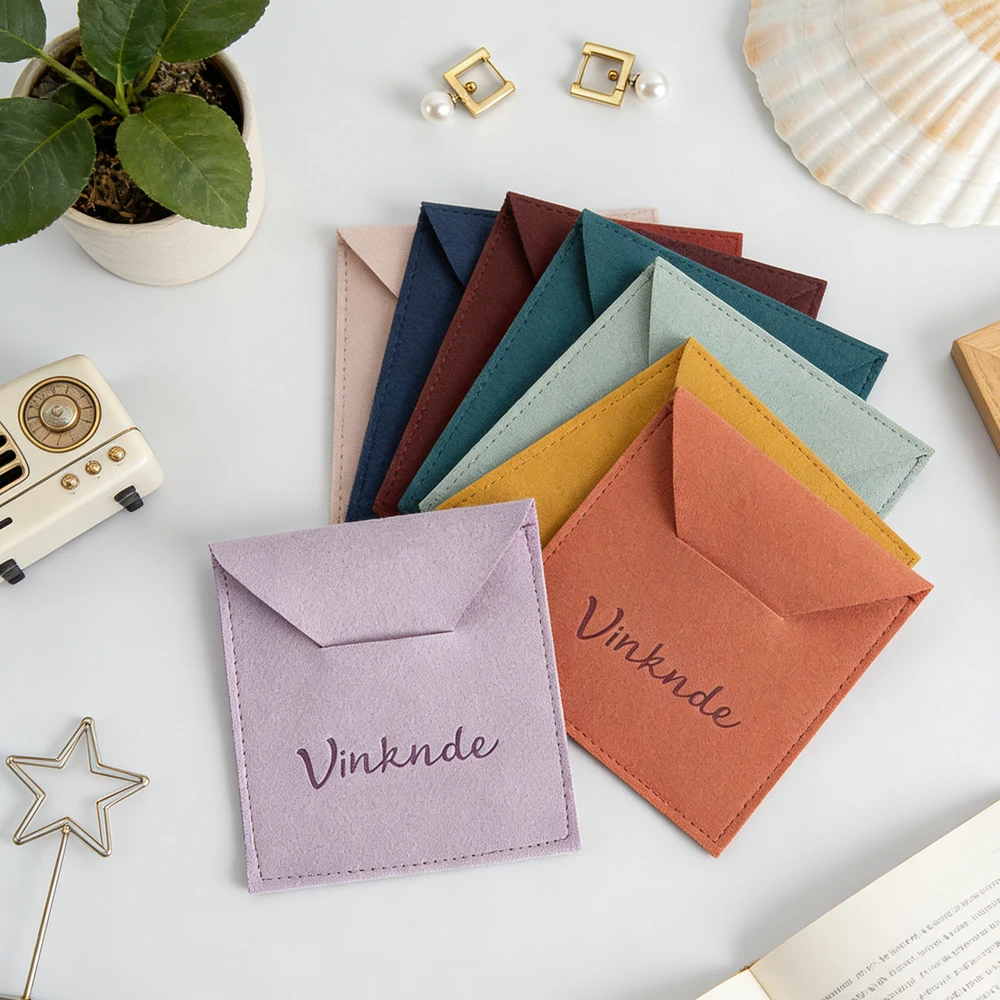 

Оптовая продажа, индивидуальный логотип, замшевая сумка-вставка для ювелирных изделий из микрофибры, подарочная сумка 6x6 см для свадебной вечеринки, органайзер для конфет, упаковка